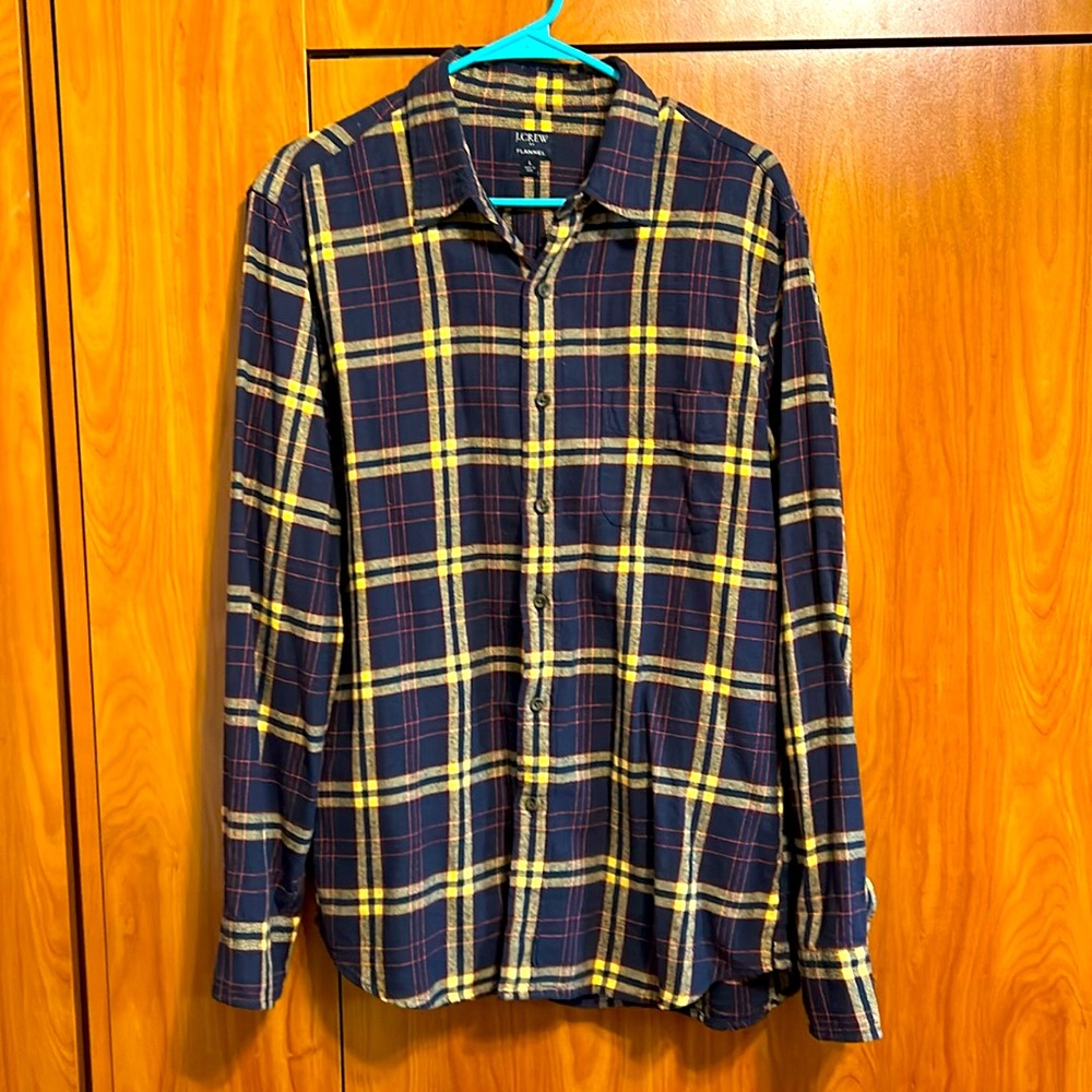 Men’s flannel shirt size large J.Crew